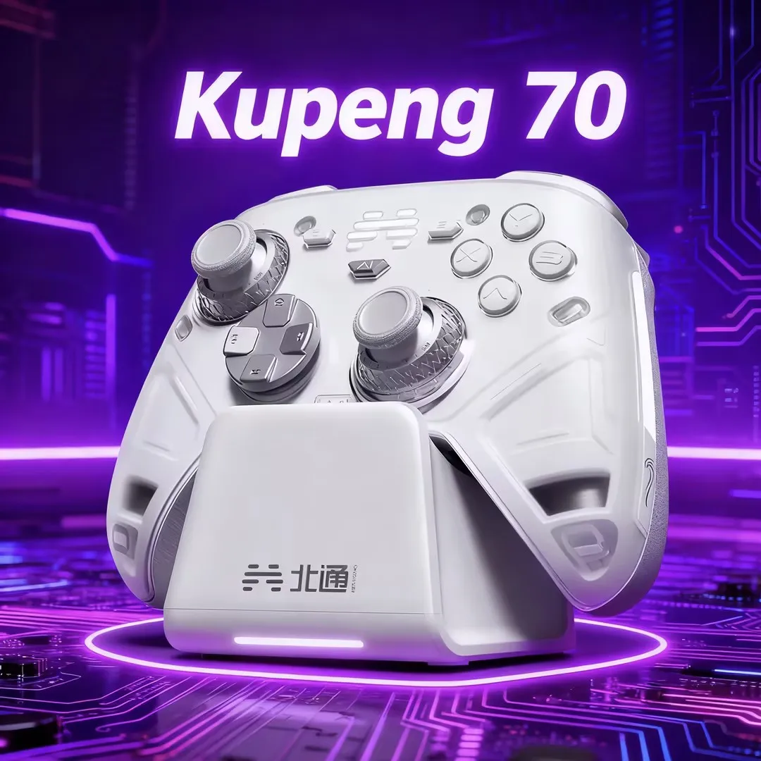 BEITONG KP70 Wireless Controller Haptic Feedback Gamepad for PC/NS