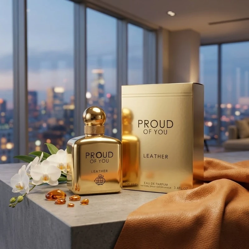 Perfume Unisex de 100 ml, Aroma a Cuero de Larga Duración, Fragancia de Lujo Cálida, Amaderada, Suave, Rica, Profunda, Elegante, Refinada, Aroma Distintivo Premium
