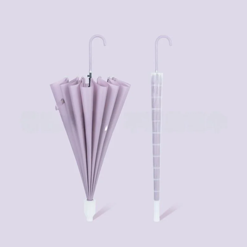 

Thickened Long-Handled Waterproof Rain Umbrella for Women 16 Bones Windproof Large Size Car-Transportable Japanese Style