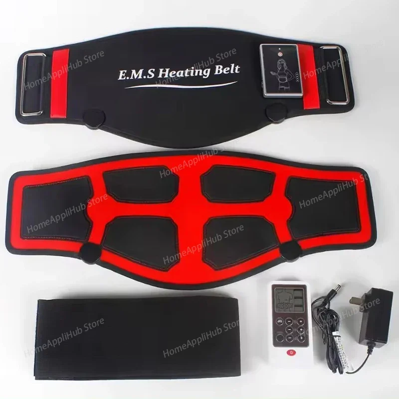 Smart EMS Wireless Abs Muscle Stimulator Abdominal Training Belts Electric Weight Loss Fitness Body Slimming Massager Unisex