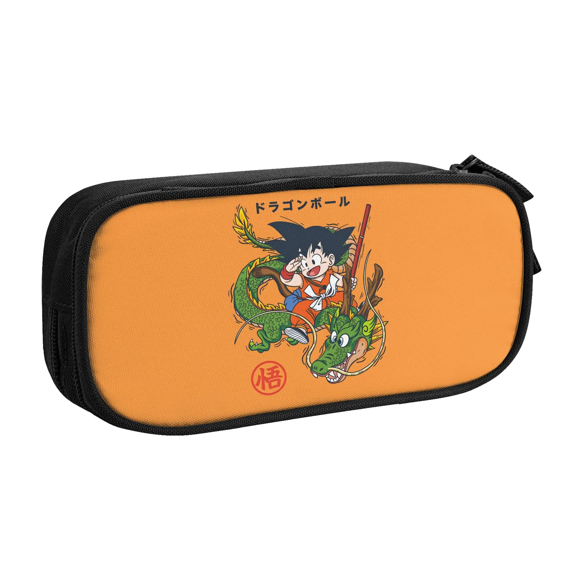 

DBZ Dragons Goku Ball Pencil Cases for Men Women Big Capacity Anime Manga Pen Box Bag School Accessories