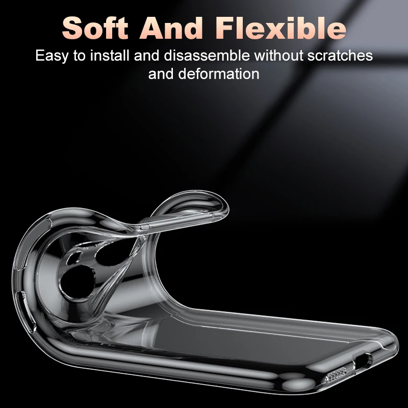 

Ultra Thin Silicone Soft Case For Huawei Pura80 Ultra Pura70 P60 P50 Mate70 Mate60 Mate50 Mate40 Pro Plus Clear Cover Pura 80 70