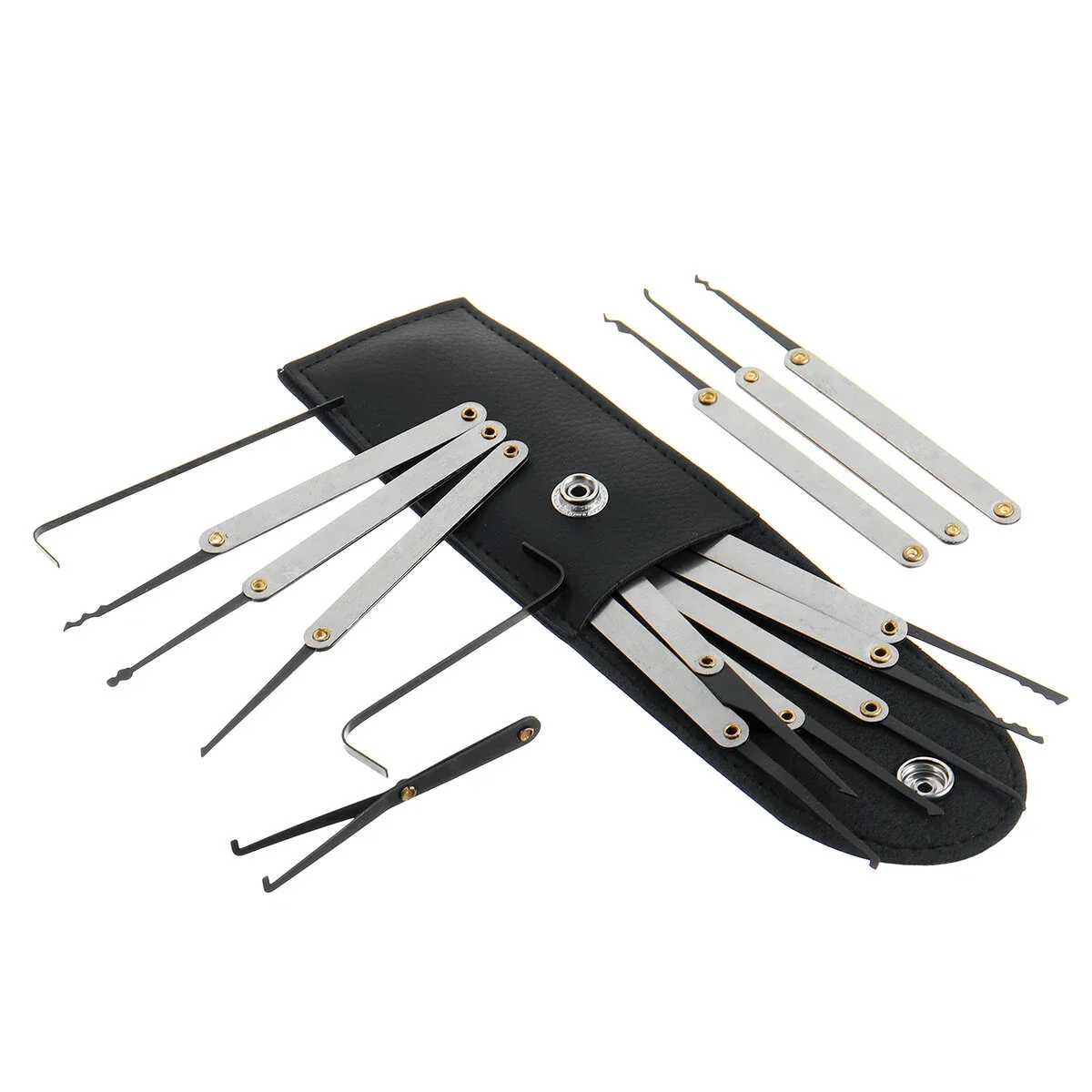 5/19/25PCS Entriegelung Schlosser Praxis Lock Pick Schlüssel Extractor Vorhängeschloss Lockpick Werkzeug Kits