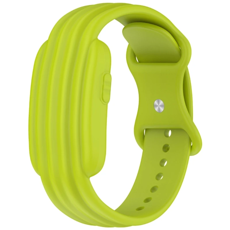 0XLB No-Tool Replacement Watch Band with Integrated Body Surround for CIRQA , Silicone Strap, and Adjustable Pin Fastener
