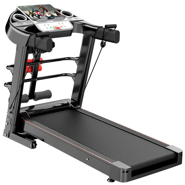 

Motorized Exercise Multifunction Treadmill Foldable Body Building Equipment Cardio Sports Running Machine