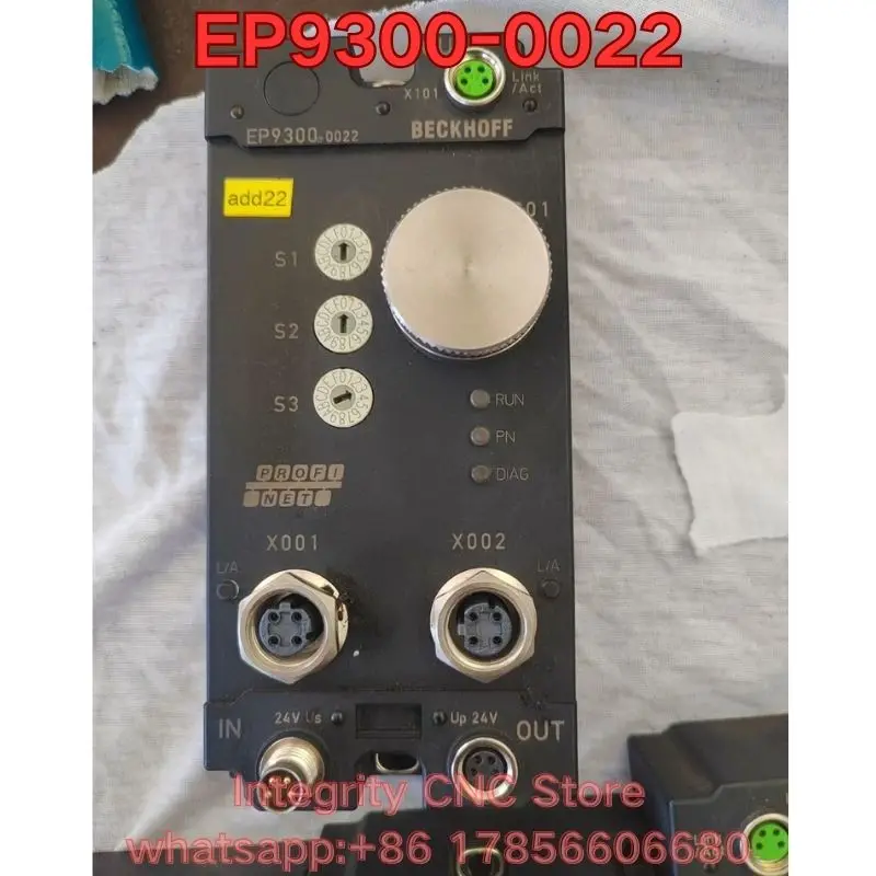 Second-hand EP2809-0022 EP7041-0002 EP9300-0022 PLC module function test is normal