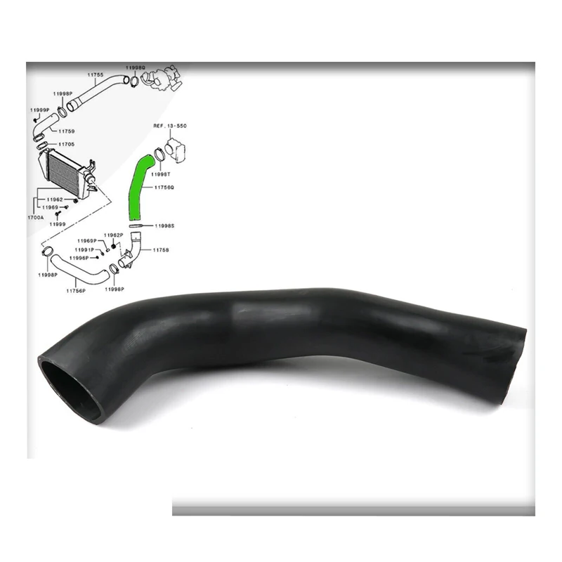 

FOR MITSUBISHI L200 2.5 D TURBO INTERCOOLER HOSE PIPE 1505A088
