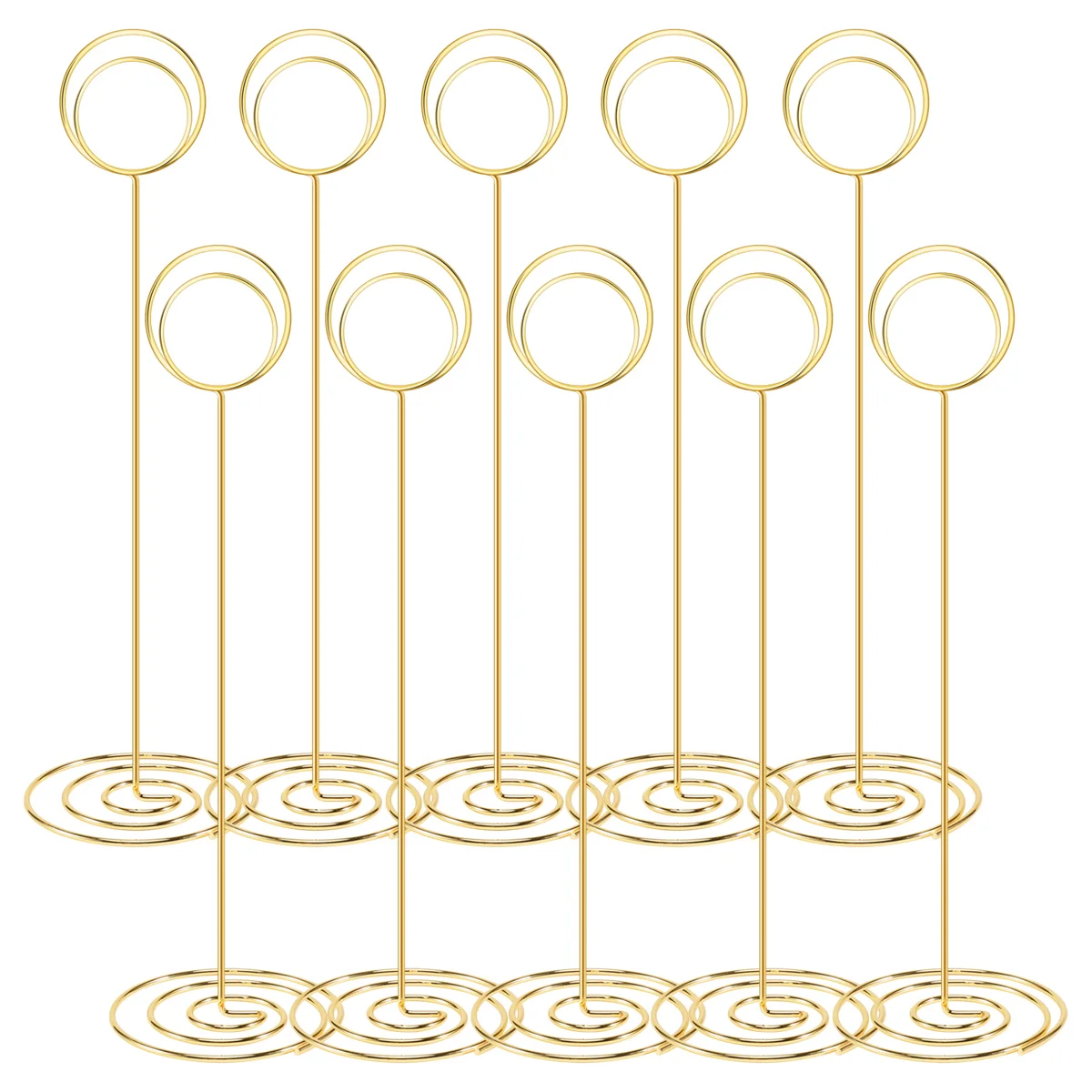 Table Number Holders 10Pcs - 8.75 Inch Place Card Holder Tall Table Number Stands for Wedding Party Graduation Reception