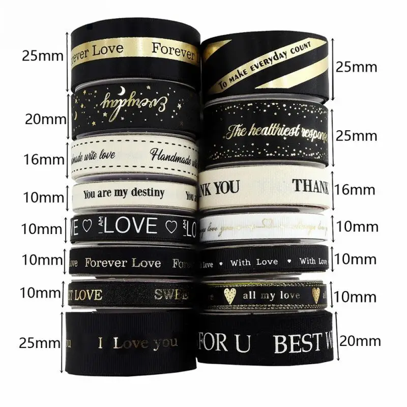 Black Ribbon Lover Gifts Box Packaging Wedding Event Party Christmas Valentine\'s Day Bowknot Hair Accessory Cake Decor ﻿