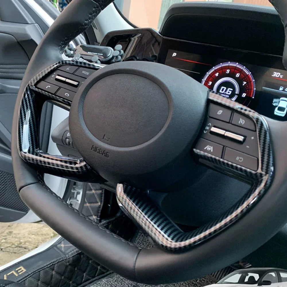 

For Hyundai Elantra 2021 2022 2023 2024 2025 Car Steering Wheel Decorative Strip Accssories Interior Stickers Auto Styling Trim