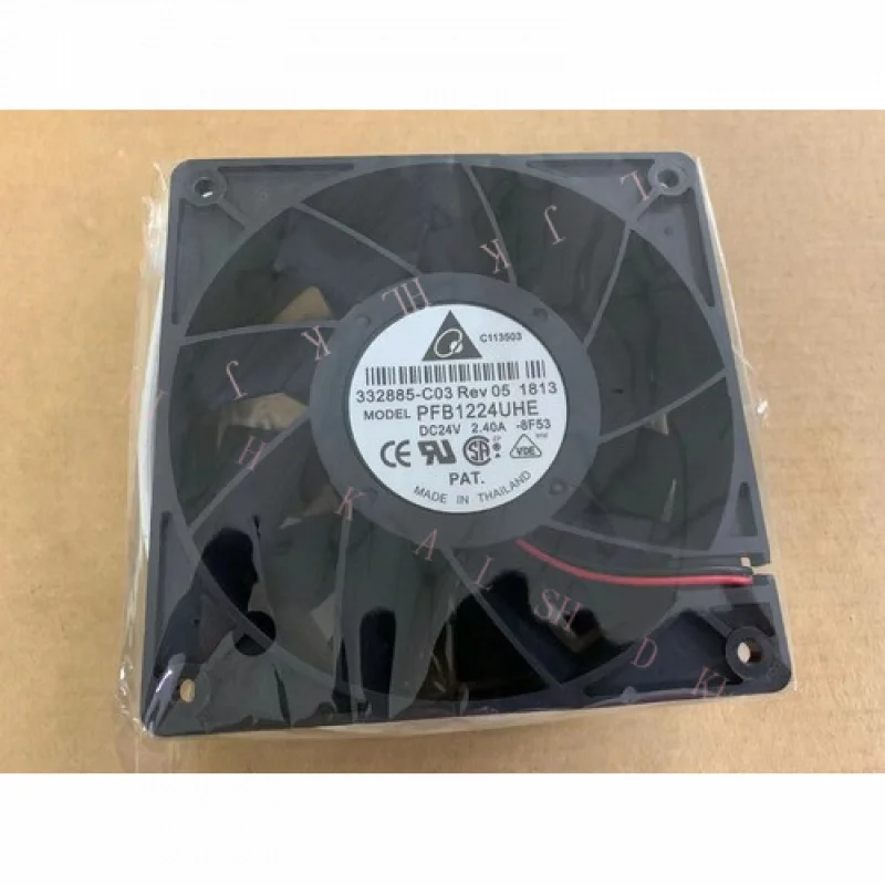 

N FOR Delta PFB1224UHE -8F53 12038 DC 24V 2.40A high air volume violence inverter fan