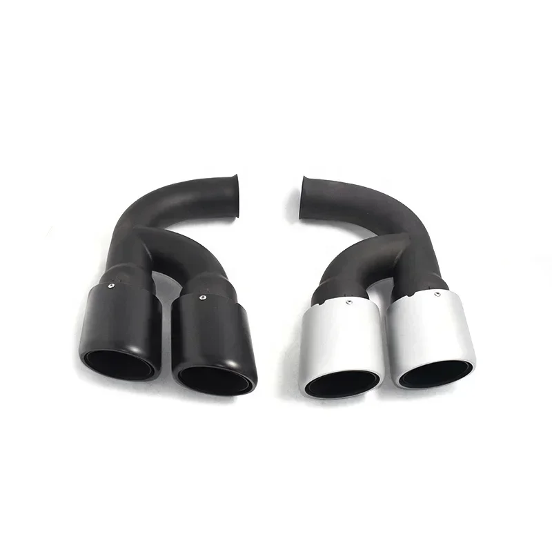 SYPES High Quality Aluminum Exhaust Muffler Tip Modification 10-14 Years Original Replacement Four Tips 1PC