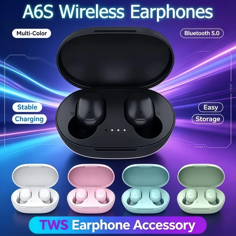 Bluetooth Earphone Tws - 2026 Hot A6S TWS Headphone Bluetooth