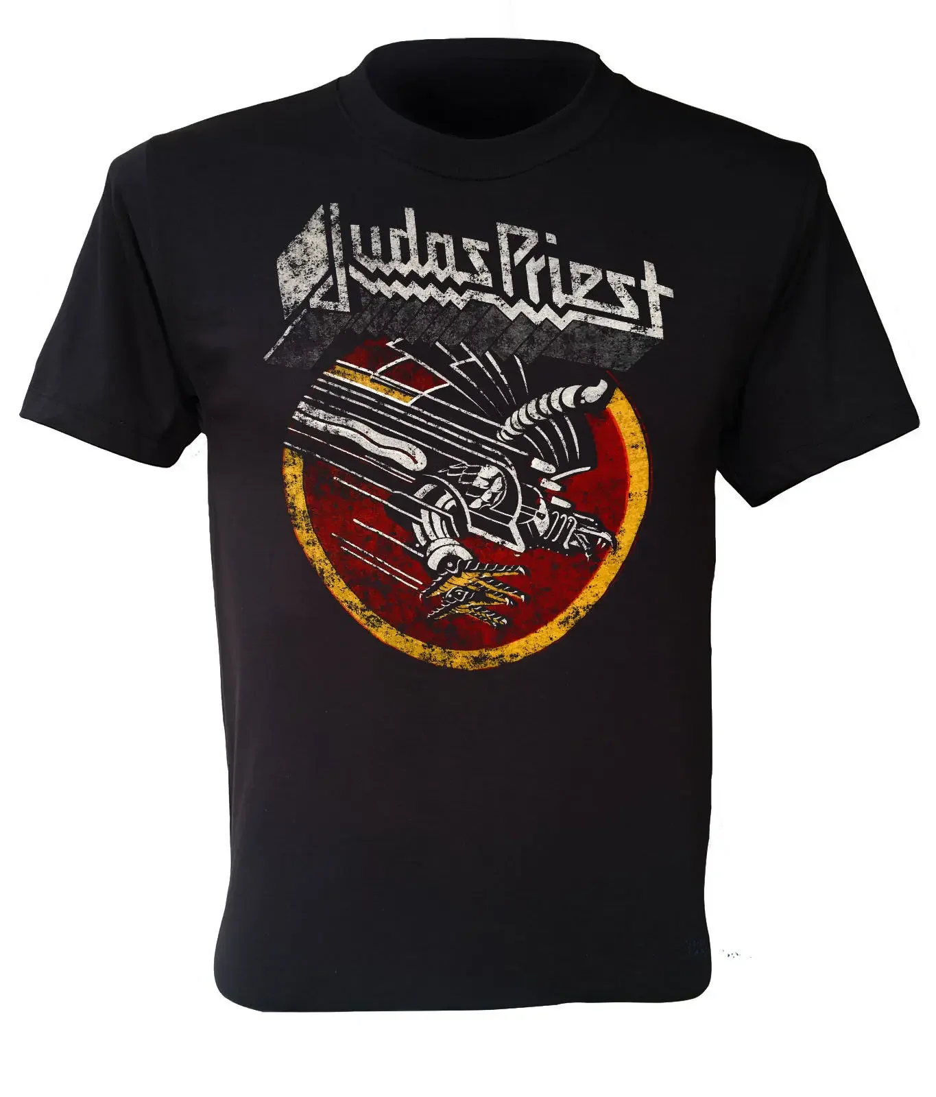 

Мужская футболка Judas Футболка "Judas Priest" For Vengeance Uk Heavy Metal Band, черная, с принтом от S до 3Xl, забавная футболка с коротким рукавом