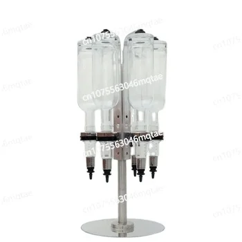 500ml Rotatable Design 6 Bottles Perfume Dispenser Whole Store Perfume Display Rack with 6 Pump Head Distributor