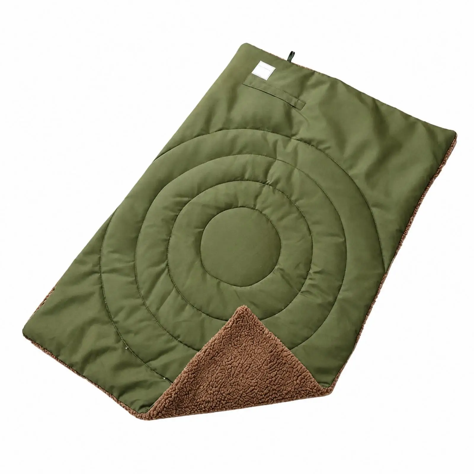 Medium Dog Pet Bed Mat Industrial Cushion Reversible Quilted Design for Car Ride Camping Trip