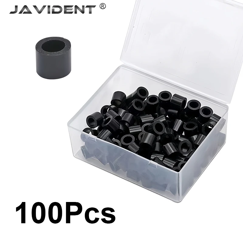 100pcs Dental Coloring Code Ring Silicone Instrument Identification Circle Autoclavable Oral Care Material