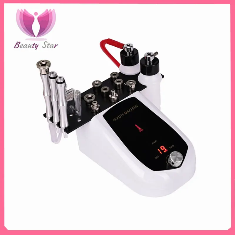 Portable 3 in 1 Diamond Microdermabrasion Facial Machine For Blackhead Remover Vacuum Exfoliation Face Peeling Skin Tools