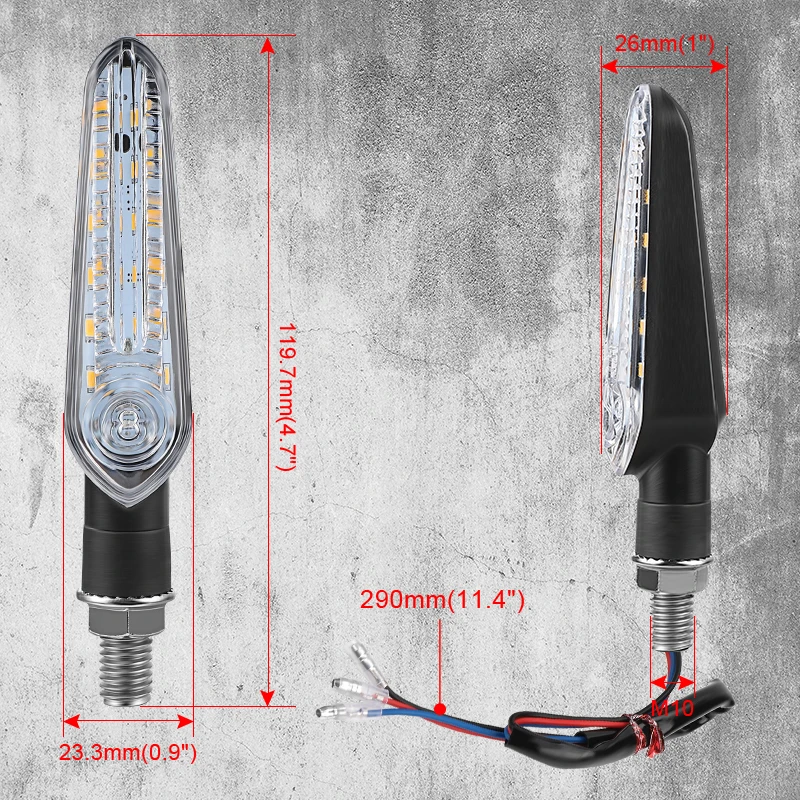 Luz LED de intermitente para motocicleta YAMAHA MT07 Tenere 700 XJ6 FZ6 MT10 MT03 MT09 Tracer 900 FZ25, intermitente direccional