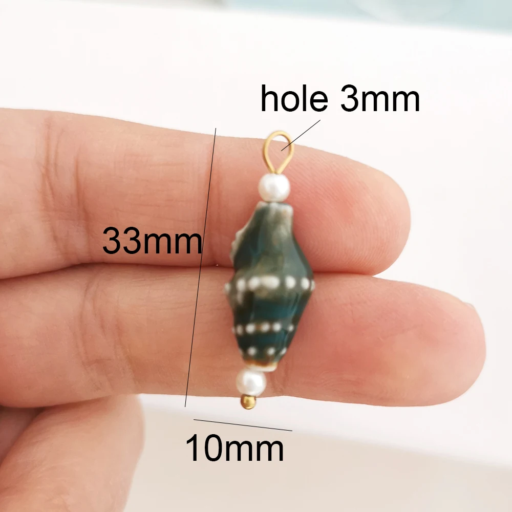Ceramics Pendant Charm for DIY Jewelry Making