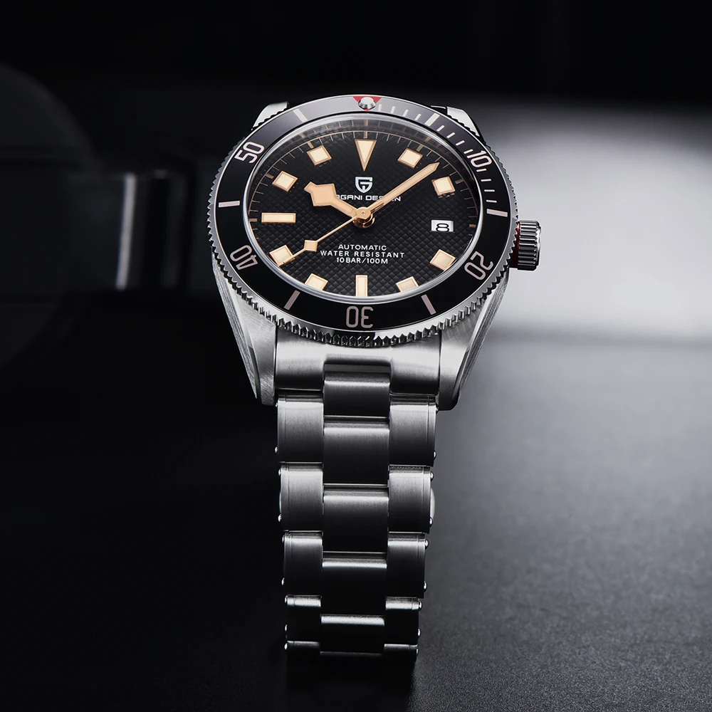 PAGANI DESIGN BB58 Retro Herrenuhren 2025, Top-Luxus-Automatikuhr für Herren, mechanische Armbanduhren, AR-Saphir NH35, Herren-Geschenk