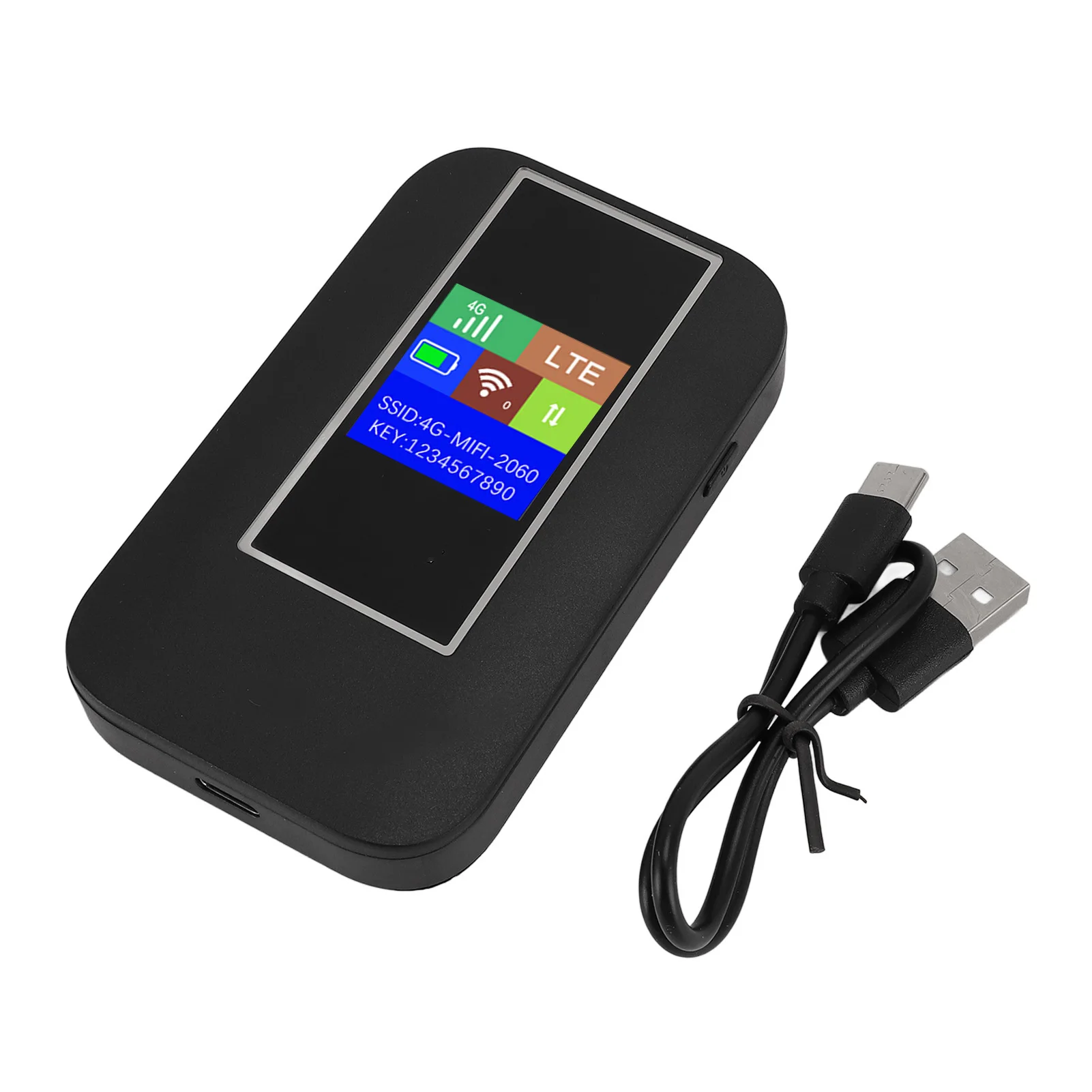 

Portable WiFi Router 4G 150Mbps High Speed Stable Easy Connect Compact Mobile WiFi Hotspot Device Lightweight for Travel Office