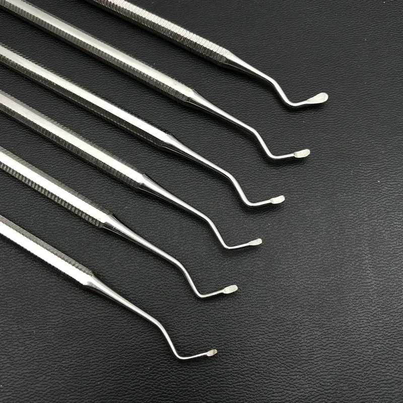 6 sztuk/zestaw koparka dentystyczna zestaw 6 łyżek odbudowujących Instrument dentystyczny wybielanie zębów Pick Whientener Bleah usuń plamy