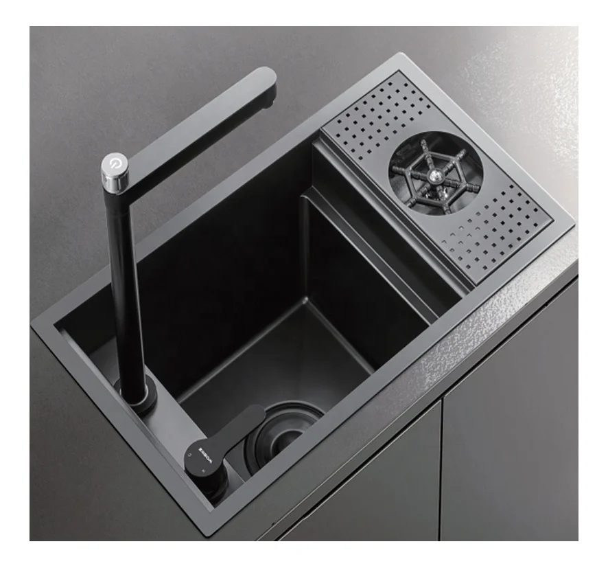 

Hot Sale Handmade Undermount Stainless Steel Single Bowl Kitchen Sink With Accessories, No Faucet