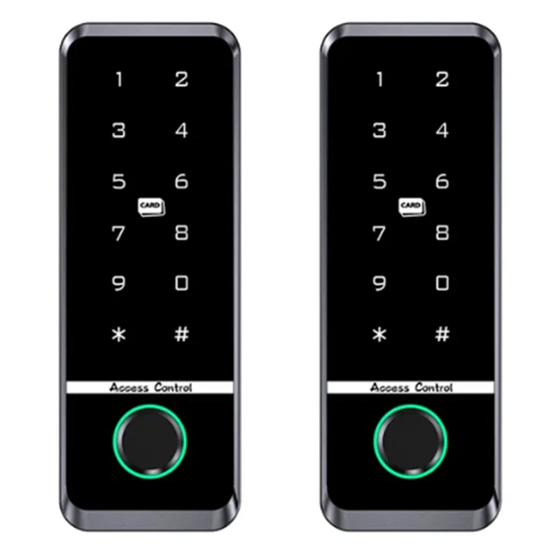 AT41 2X WIFI TUYA App Биометрический контроллер доступа по отпечаткам пальцев Клавиатура IP66 Водонепроницаемая автономная система контроля доступа к двери (A)