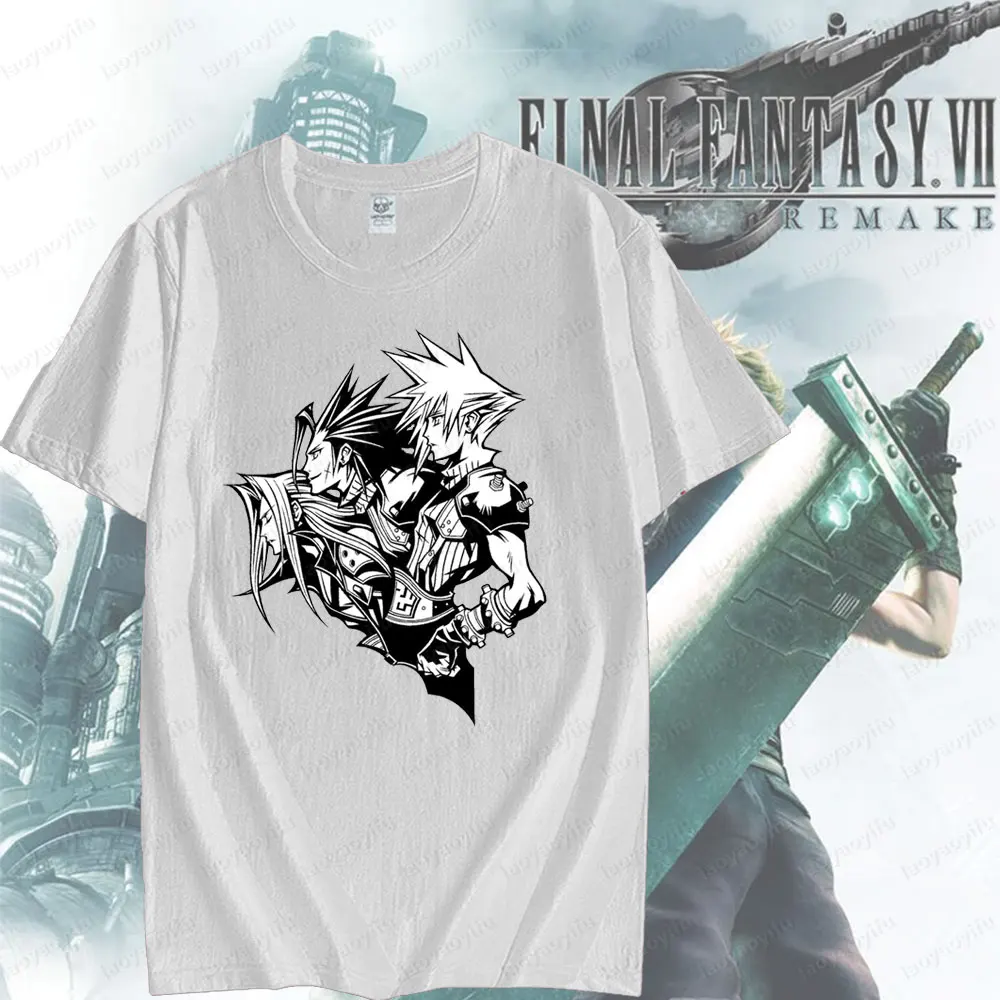 

Final Fantasy Game Enthusiast футболка унисекс с ролевым принтом креативный дизайн футболка для мужчин и женщин модные повседневные хлопковые футболки с круглым вырезом