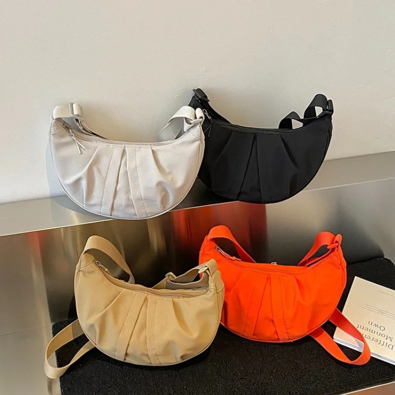 

Ladies Crossbody-Bag Made Of Sheepskin Leather Featuring Casual High-End Lightweight Soft Daily Refined Style​