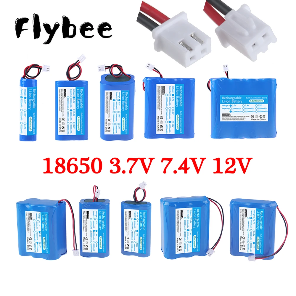 18650 Batterij 1s1p 1s2p 1s3p 1s4p 2s1p 2s2p 2s3p 3s1p 3s2p 3.7V 7.4V 12V 3000mAh Schroevendraaier Elektrische Boor Li-lon Batterij - afbeelding 2