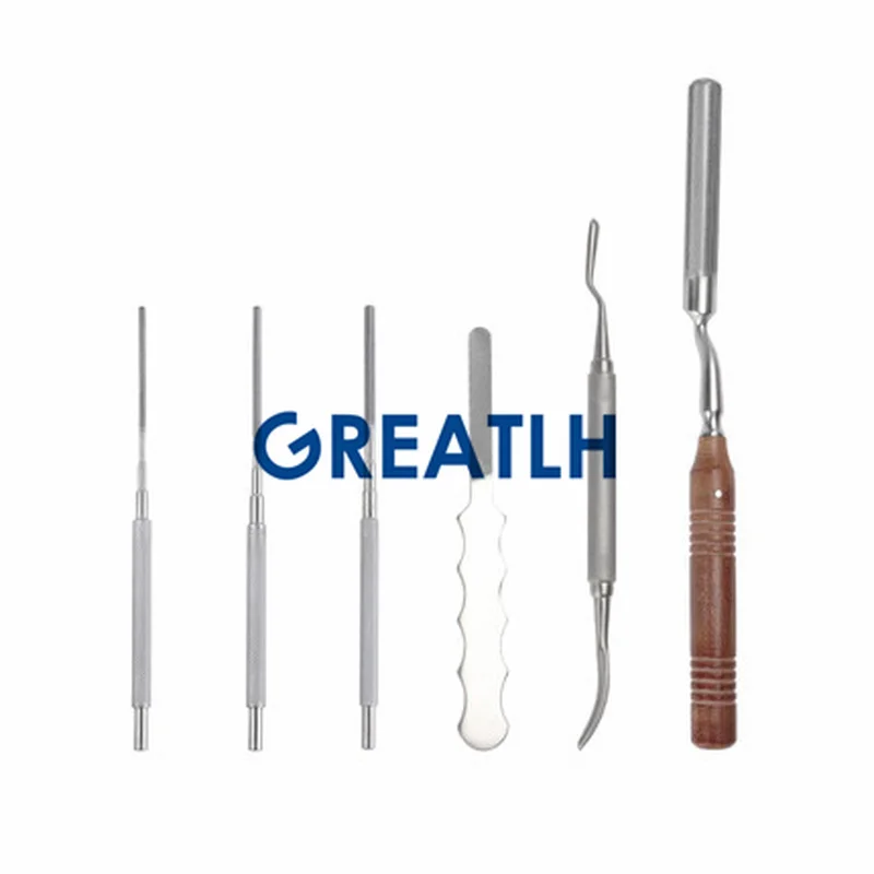 

GREATLH Orthopedic Instruments Medical Flat Bone File Bone Filer Bone Rasp Grinding pet
