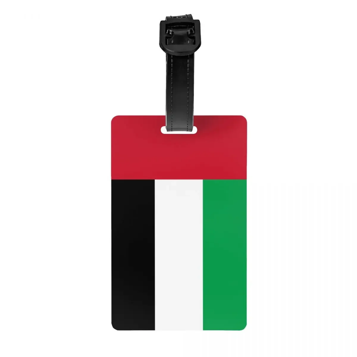 Custom United Arab Flag Luggage Tag Privacy Protection Baggage Tags Travel Bag Labels Suitcase