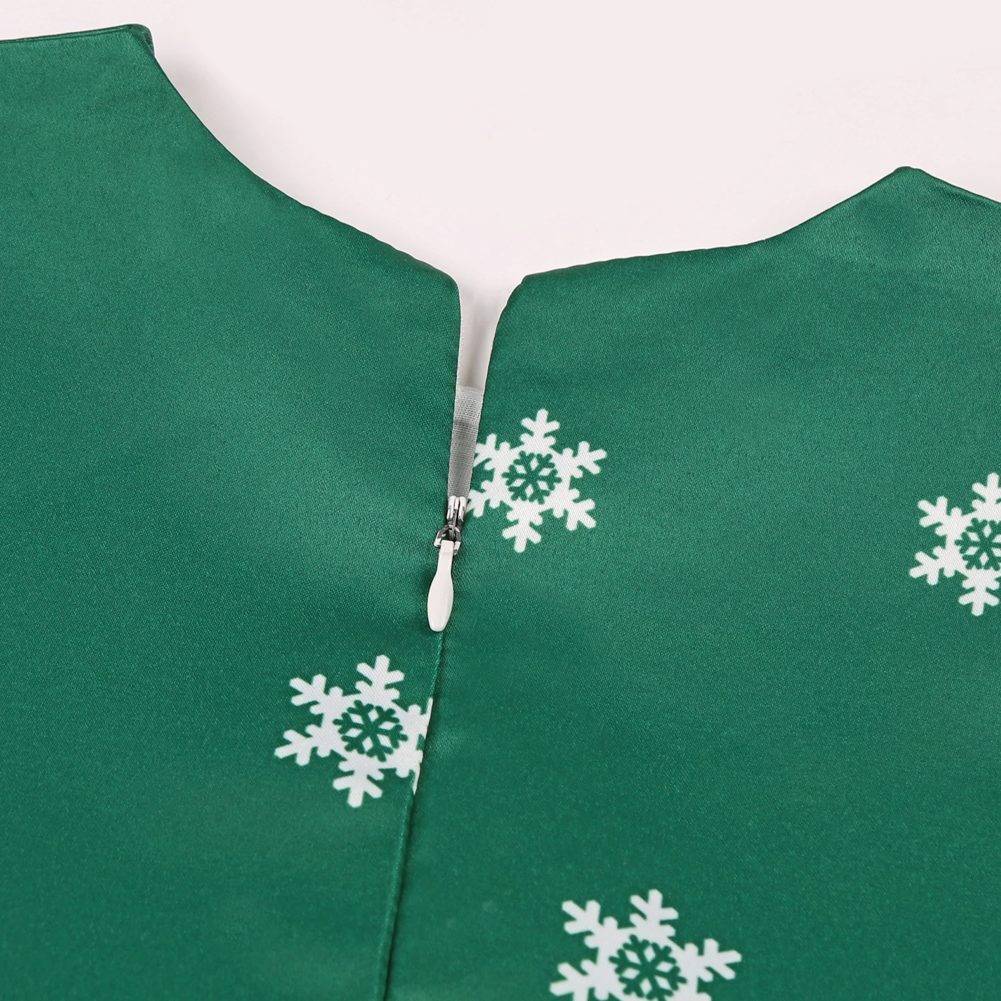2026 Neues Mädchenkleid Weihnachtsmann Schneekleid Cartoon-Print Prinzessinnenkleid Weihnachtskostüm Ins – Detail 10