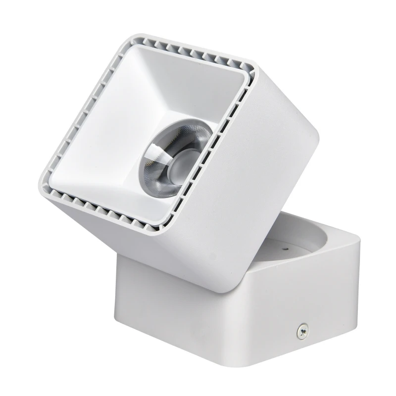 Square exposed mounted led ceiling spotlight, 9w, 12w, 15w, for kitchen, living room, shop surface installation