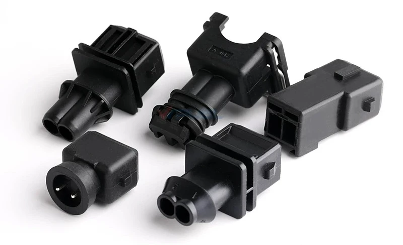 DJ7021A-3.5 Automotive Connector Fuel Injector 2 Pin Sensor Plug 282189-1 Car Electrical Socket Adapter