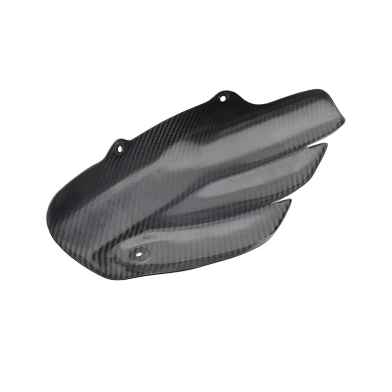 Imagem -06 - Carbon Fiber Exhaust Pipe Cover Motocicleta Exhaust Pipe Cover para mv Agusta f3 Brutale 675800