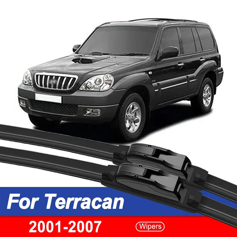 Para Hyundai Terracan 2001-2007 juego de limpiaparabrisas delantero para Hyundai Terracan reemplazo de limpiaparabrisas de vidrio automático 2006 2005