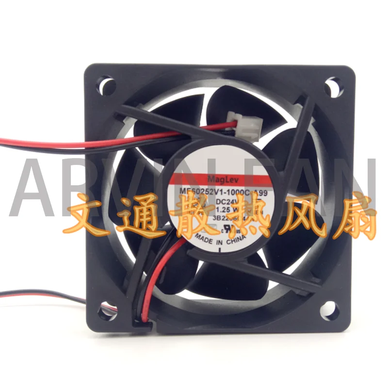 MF60252V1-1000C-A99 6025 DC24V 1.25W Inverter Cooling Fan