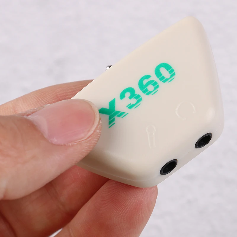 Adaptador de Audio con micrófono para xbox 360, 1 unidad