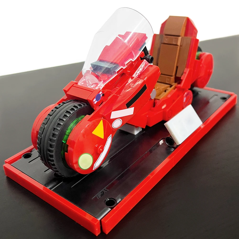 Technical Motorcycle Motorbike Car Moc Modularize Create Ideas Adorable Building Blocks Bricks Model Educational Toy Gift 231pcs