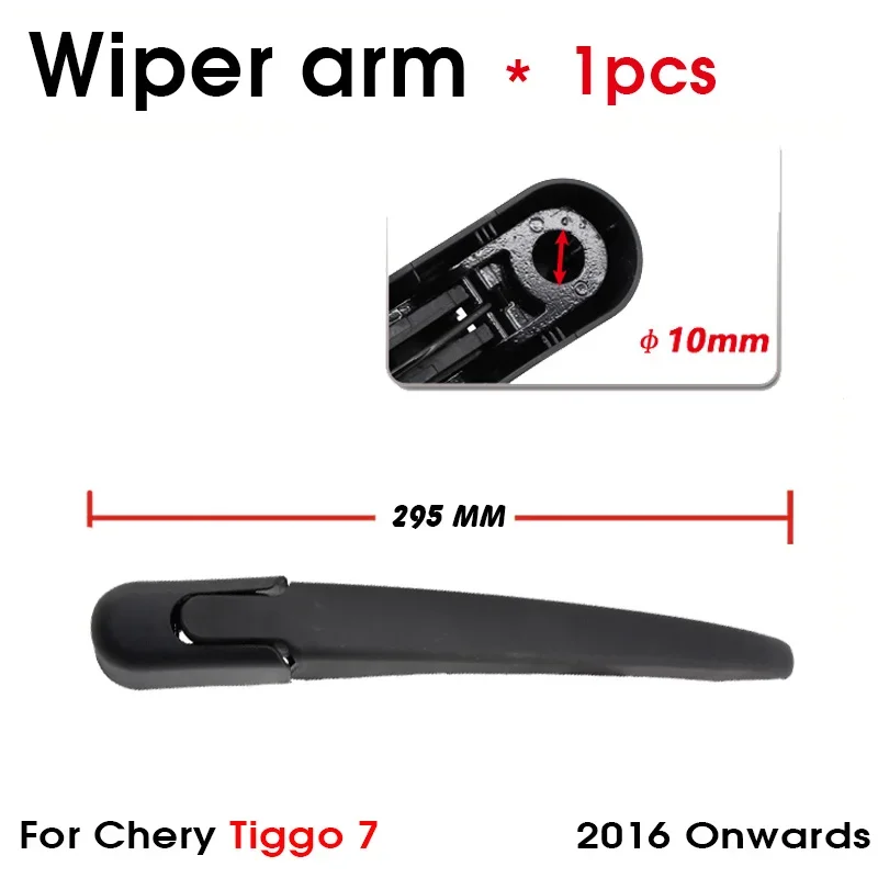 Car Rear Windshield Wiper Arm Blades Brushes For Chery Tiggo 7,310mm 2016 Onwards Hatchback Windscreen Auto Styling