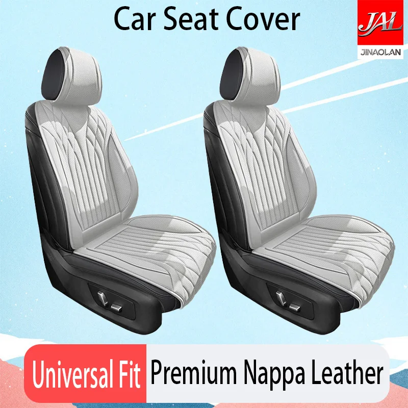 High Quality PU Leather Half Surround Seat Covers, Soft Fine Luxurious Texture, Simple Design Balances Appearance & Function, Universal Size Fits Most Cars