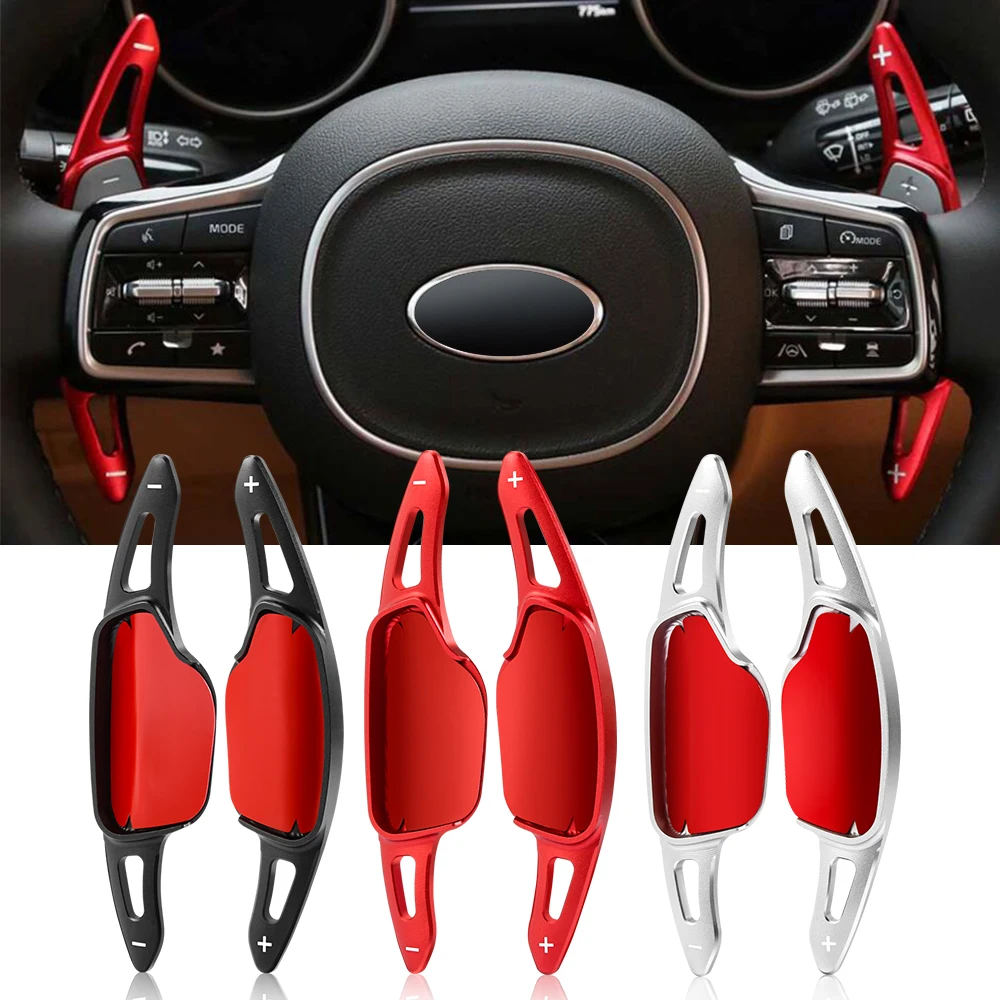 New Shift Paddles For Kia Sorento 4 UM MQ4 GT-Line X-LINE Plug-In Hybrid 2016-2024 Car Steering Wheel Extension Shifter Sticker