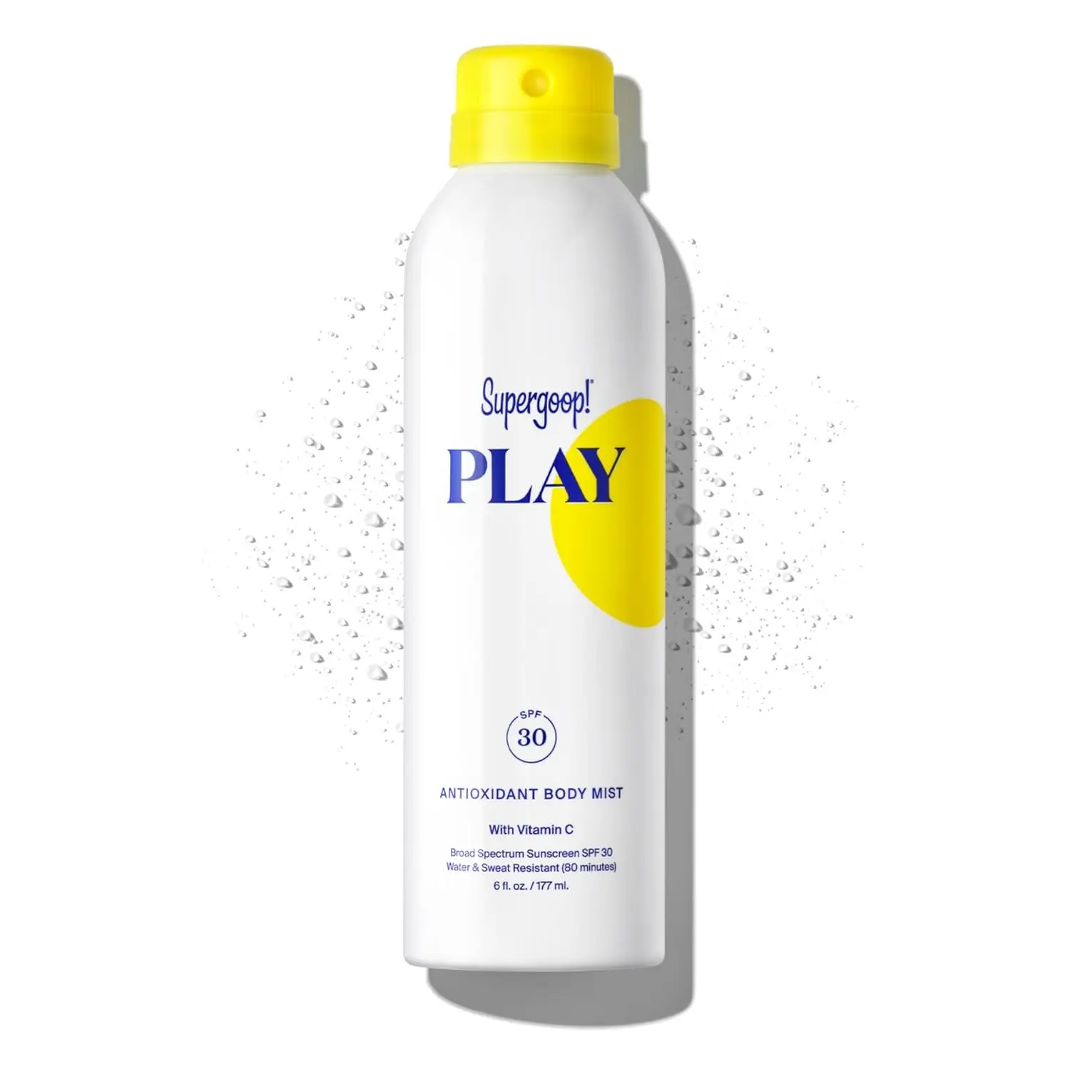 SPF 30 Antioxidant Body Mist with Vitamin C - 6 fl oz Broad Spectrum Sunscreen Spray for Active Days
