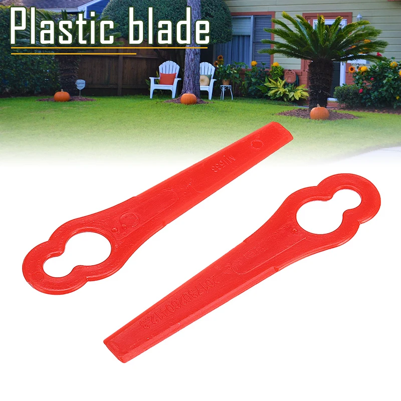 150pcs Set Plastic Lawn Mower Blades Patio Lawn Garden Lawn Mower Lawn Mower Plastic Blade Garden Suplies