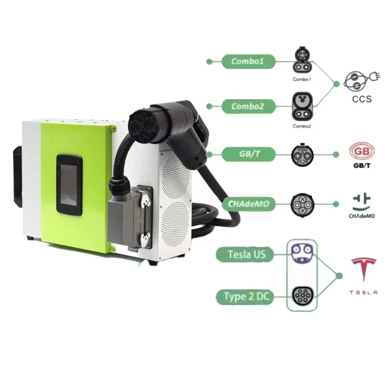

15KW Portable Mobile DC CCS Combo Quick EV Charger Fast Charger Charging Station For Ecars