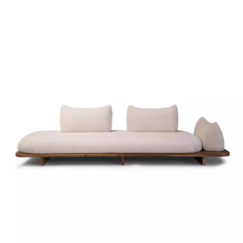 Small apartment bed and breakfast sofa, medieval velvet with high rebound