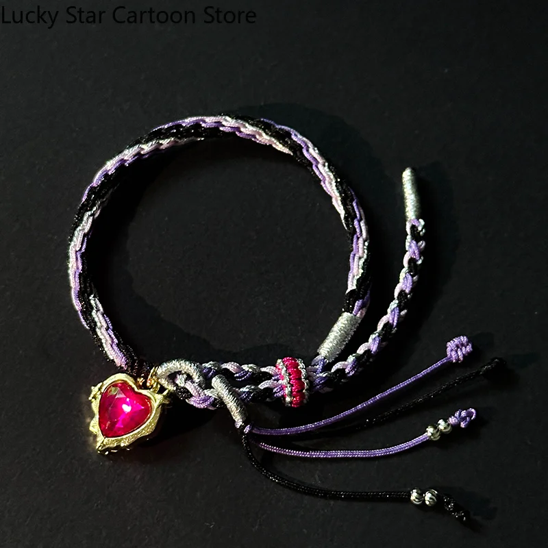 Juego de moda Genshin Impact Durin Cosplay pulseras de cuerda de mano hechas a mano accesorios de cadena de mano accesorios de Anime regalo de Halloween